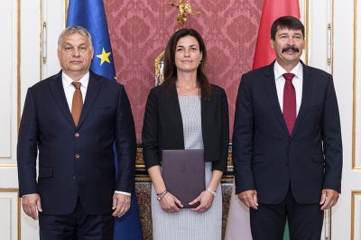 Kinevezték dr. Varga Juditot igazságügyi miniszternek, aki az országgyűlés előtt letette az esküt